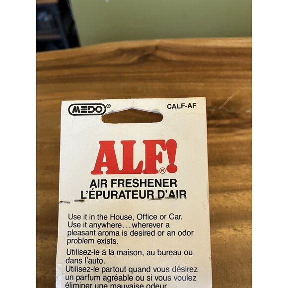 ALF: NO PROBLEM Air Freshener (1987)  Vintage MEDO TV Alien Factory-Sealed - Picture 5 of 9